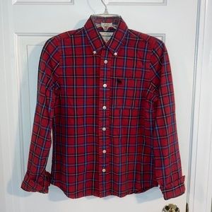 Kid’s Abercrombie Long Sleeve Plaid Button Down